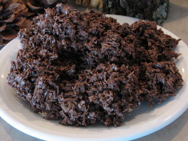 Coconut Chocolate Patties 1/2 cups sweetened shredded coconut 3/4 ounces semisweet chocolate, melted Preheat oven to 350 degrees.