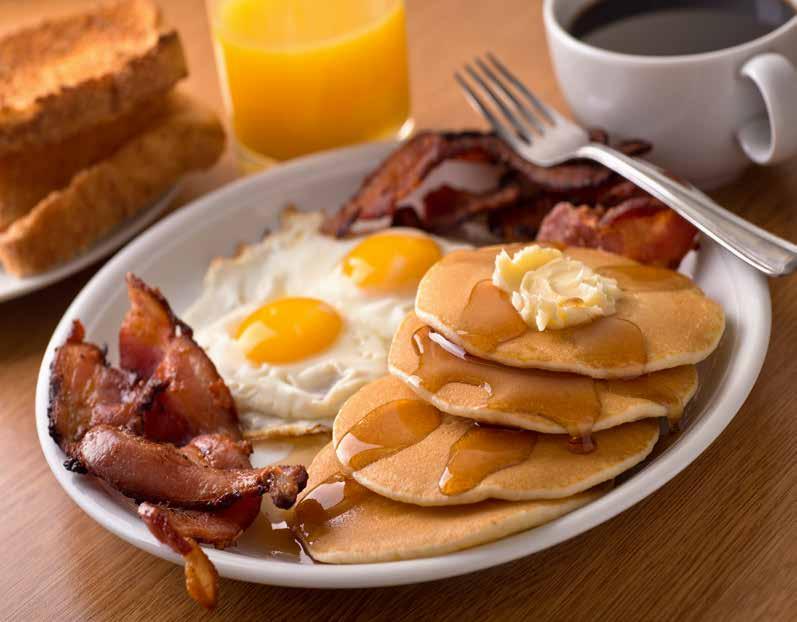 BREAKFAST SPECIALS SERVED MONDAY THRU FRIDAY 6 am to 11 am # 1. 2 EGGS Served with home fries, toast and jelly 3.99 # 2. 2 EGGS Served with bacon, sausage or ham, home fries, toast and jelly 5.89 # 3.