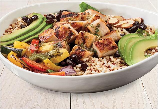 CHICKEN & RICE BOWL 12 oz chicken 2 cups jasmine rice (any rice is fine) 2 cups