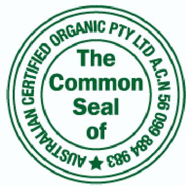 Scope: Handler, Processor, Exporter, Food, Independent Contract Processor Certified in accordance with the Australian National Standard for Organic and Biodynamic Produce 3.