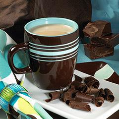 hot n spicy chocolate tea BREW TIME: 5 minutes minutes servings /8 /8 /8 cup % milk cup water Lipton Cup Size Regular or Decaffeinated Tea Bags Tbsp. chocolate syrup tsp. ground cinnamon tsp.