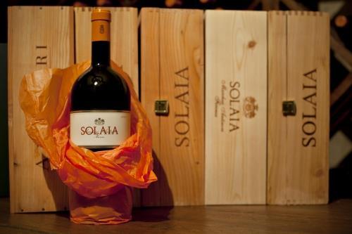 Wine #7 Antinori Solaia 2009 Tuscany, Italy $325 95 pts Wine Spectator A pretty red, boasting floral, cherry, black currant, chocolate and spice aromas and flavors.