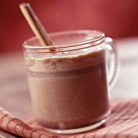 Cinnamon-Almond Hot Chocolate Cinnamon and almond blend perfectly with chocolate in this soothing beverage.