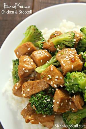 DAY 3 SMALLER FAMILY HEALTHY PLAN-KOREAN BBQ CHICKEN AND BROCCOLI M A I N D I S H Serves: 4 Prep Time: 15 Minutes Cook Time: 35 Minutes Calories: 379 Fat: 2.7 Carbohydrates: 47.3 Protein: 36.