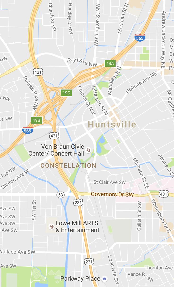 - Huntsville, AL Current Location Recent Nearby 2451 N 1st St 0.
