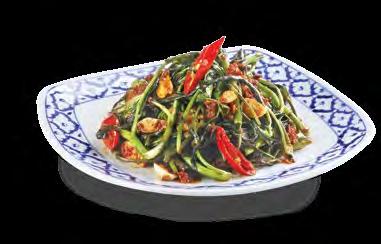 ผ ก vegetables 09 VE THAI STYLE Pak Boong Fai Daeng STIR-FRIED