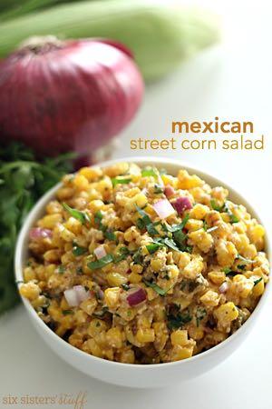 HEALTHY PLAN MEXICAN STREET CORN SALAD S I D E D I S H Serves: 6 Prep Time: 5 Minutes Cook Time: 10 Minutes Calories: 155 Fat: 10.8 Carbohydrates: 13.2 Protein: 3.9 Fiber: 4.4 Saturated Fat: 3.