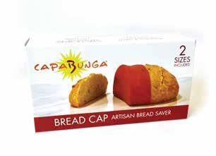 BREAD CAP ARTISAN BREAD SAVER 2 SIZES INCLUDED BC3 BC1 TWO SIZES INCLUDED SMALL SIZE fits most oblong loaves