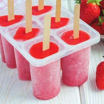 2 Fruit Smoothie and Ice Pops 8-10 months+ Makes 1 glass of smoothie or 2 ice pops INGREDIENTS n 200 ml cold Nutramigen A + with LGG (3 packed level scoops powder to 180 ml of water) n 3 big