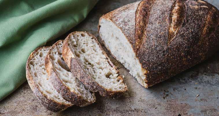SOURDOUGH RANGE SPROUTED WHEAT SOURDOUGH 750G Award-winning robust sourdough loaf with a lovely waxy