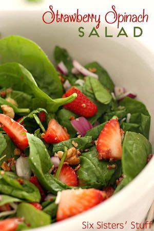 SMALLER FAMILY HEALTHY PLAN STRAWBERRY SPINACH SALAD S I D E D I S H Serves: 4 Prep Time: 1 Hour 20 Minutes Cook Time: Calories: 245 Fat: 17.5 Carbohydrates: 21 Protein: 3 Saturated Fat: 2.