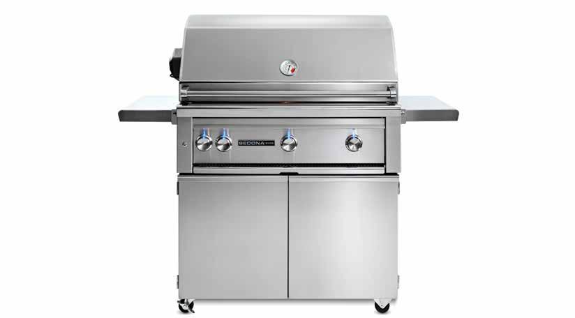 36" FREESTANDING GRILL 30" FREESTANDING GRILL PRODUCT OVERVIEW PRODUCT OVERVIEW Diverse choices available in four different configurations Ample capacity 891 square inches of cooking surface (618