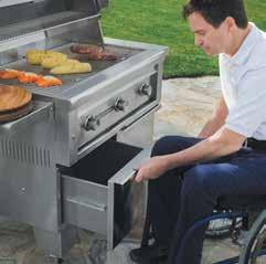 Michael was involved in shaping key features of the ADA grill; the propane tank holder, the insulated bullnose, and the grill storage system to name a few.
