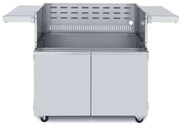 GRILL CARTS FREESTANDING COVERS Shown: Model No. S36CART Sedona cart bases offer mobility and a freestanding option.