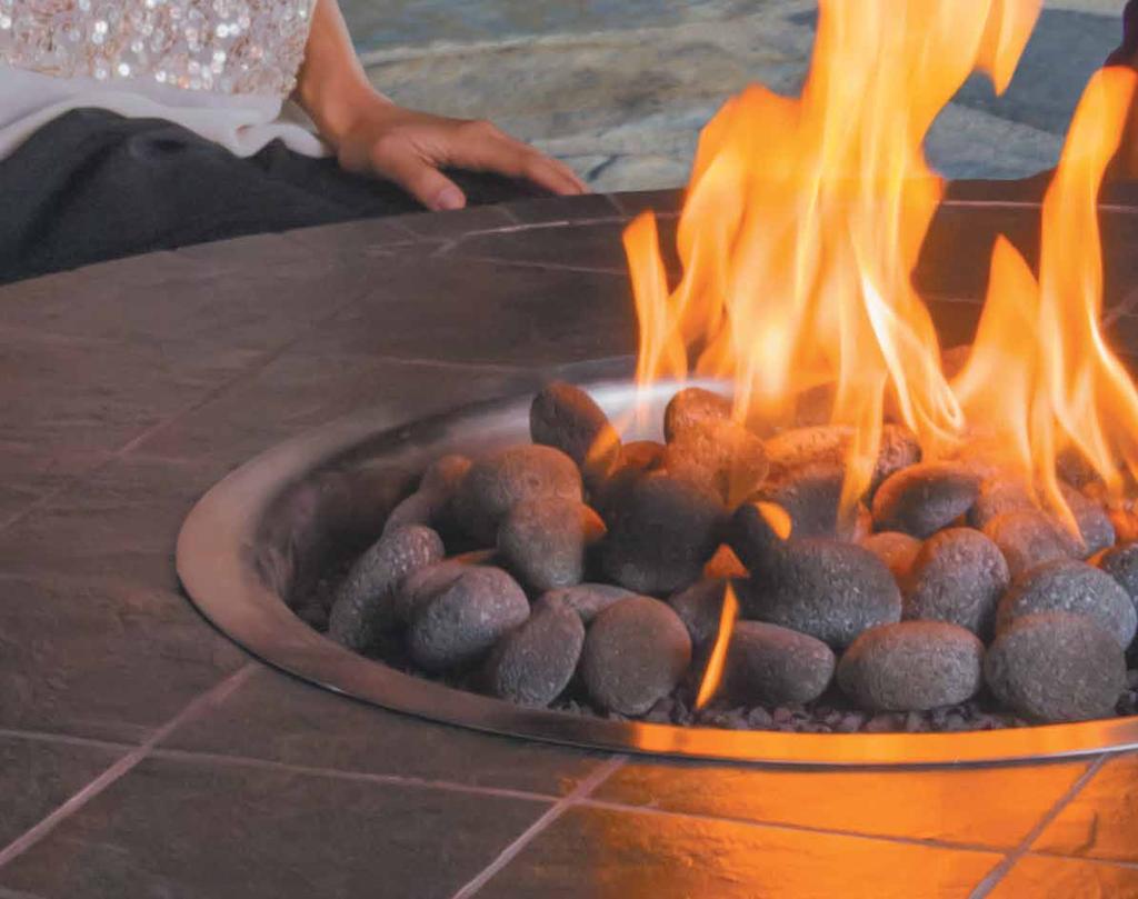 FIREPITS READY-TO-FINISH FIREPIT Comprehensive configuration includes a control panel, straight burner, and access door Lasting durability framing made of galvanized steel and HardieBacker board Cozy