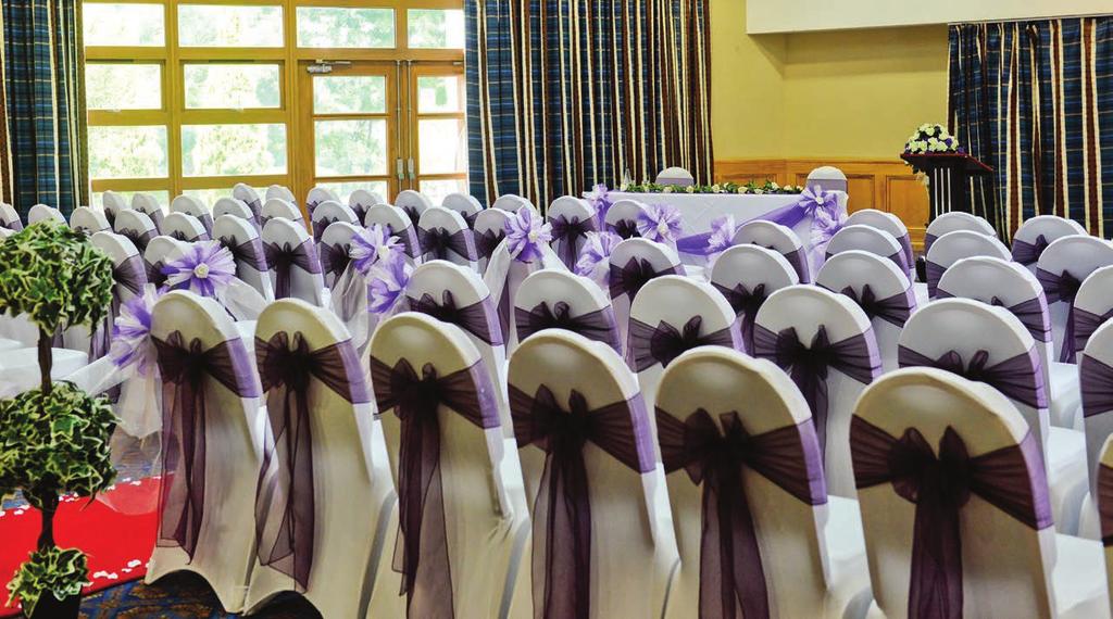 For extra special touches Chair Covers 3.90 (includes chair cover, sash, delivery, set up and collection) Registrars table swags and bows 28.50 Cake table swags and bows 13.