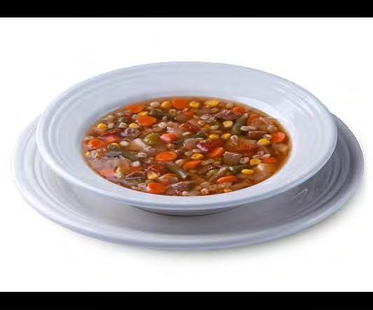 To speed up the cooling process, place containers of hot soup in an ice bath and stir frequently. Shallow stainless steel pans or plastic tubs are best for storage of leftovers.