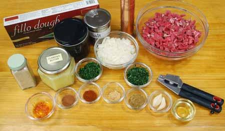 1 STEP-BY-STEP 2 My mise en place for this recipe.