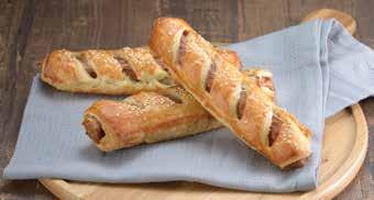 puff pastry FIRECRACKER SAUSAGE ROLL 120 gm 9919-1
