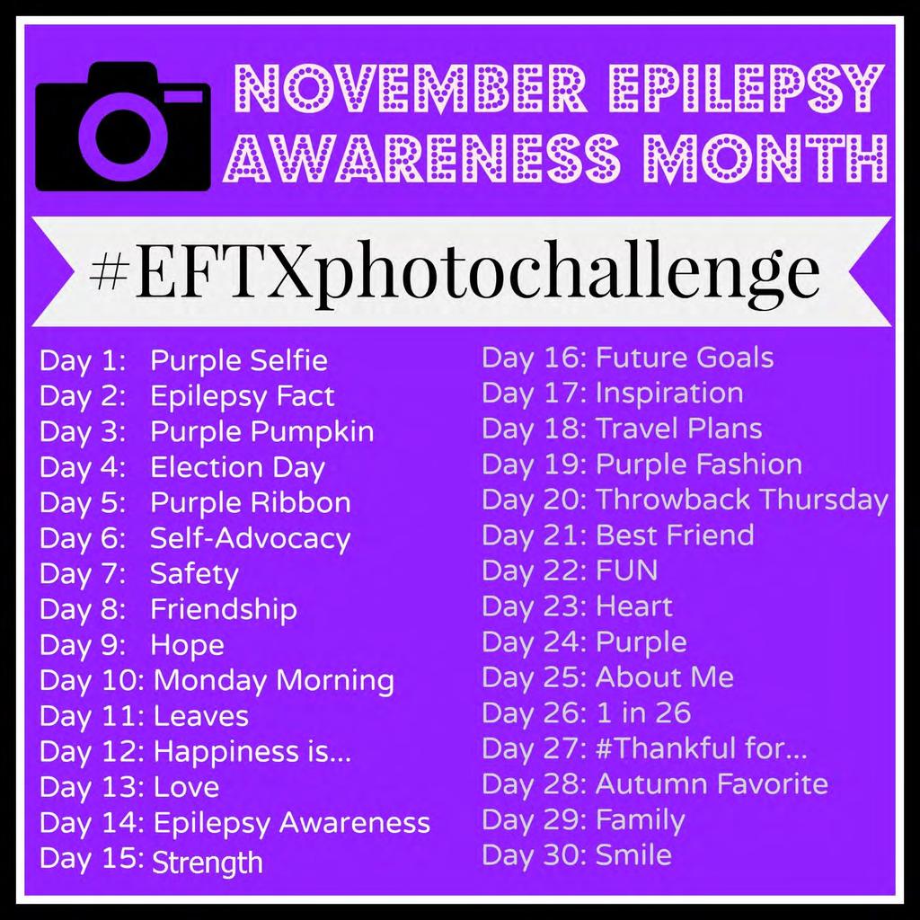 EPILEPSY MONTH CHALLENGE By: Hope We here