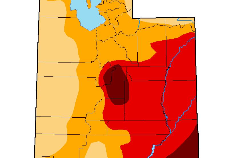 2018 Utah Drought Map (NIDIS) The entire state of Utah has experienced abnormal dryness this year.