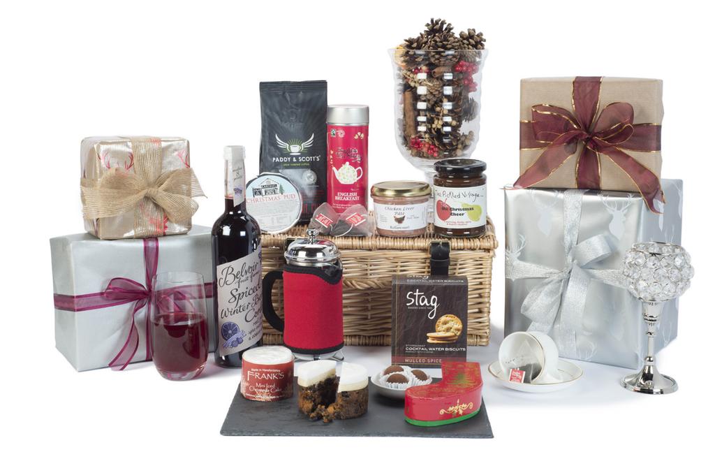 Christmas Goodwill Hamper 50.00 This scrumptious Christmas hamper is alcoholfree and full of festive treats. A great seasonal goodwill gift for those deserving of a treat or two.