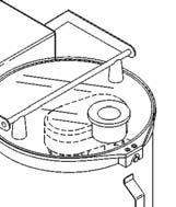 4. Safety devices A microswitch (1) is fitted on the lever atop the dough tank cover; when the lever is lifted, the pasta maker stops running.