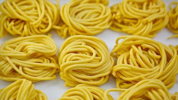 niques to to guarantee maximum l ll appliance parts in in contact main appliance parts and the The Pasta Extruder will automatically mix and knead pasta dough.