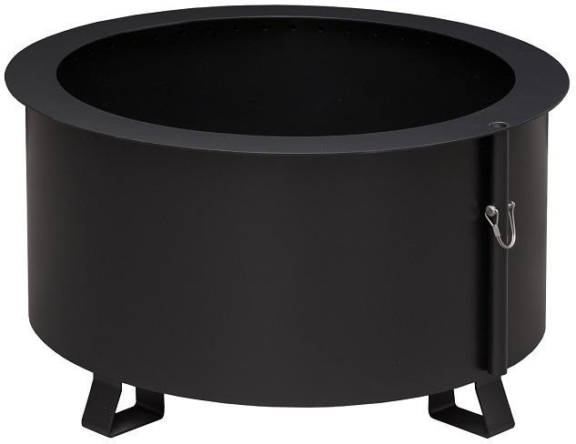 57 lbs. DF-24SLFP DF-24SLFP-SS Double Flame 24" Smoke Less Fire Pit - Stainless Steel - #: DF-24SLFP-SS - Weight 44 lbs.