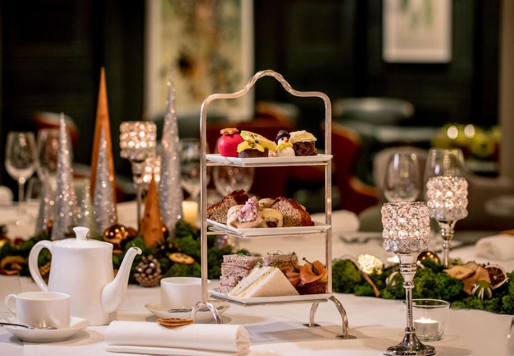 FESTIVE Afternoon Tea Make this festive period extra special by enjoying one of our Afternoon Tea packages with family or friends. Winter Wonderland Tea 40.