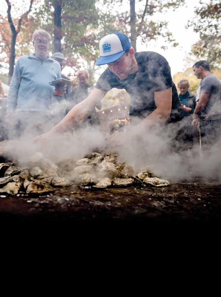 THE ROAST FOLLOW the SMOKE How do you turn a cozy oyster feast at an Orange County homestead into an annual rollicking festival?