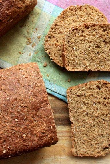 Cracked Wheat Brown Bread with Molasses Makes 2 good-sized loaves 2 cups warm water 1 ½ tsp sugar 1 Tbsp dry yeast ½ cup Crosby s Fancy Molasses 4 Tbsp butter, softened 1 cup cracked wheat 1 cup