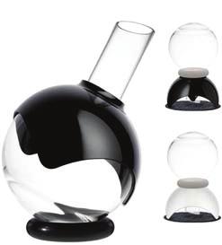 Alchemy $67.99 each INSPIRED BY OLD DISTILLING ALEMBICS, THIS BLOWN GLASS DECANTER IS IDEAL FOR AERATING AGED RED WINES.