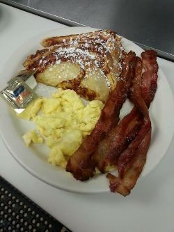 Our Signature Breakfast The Country Platter A Customer Favorite Home-fries, bacon, sausage, ham, and onions mixed and