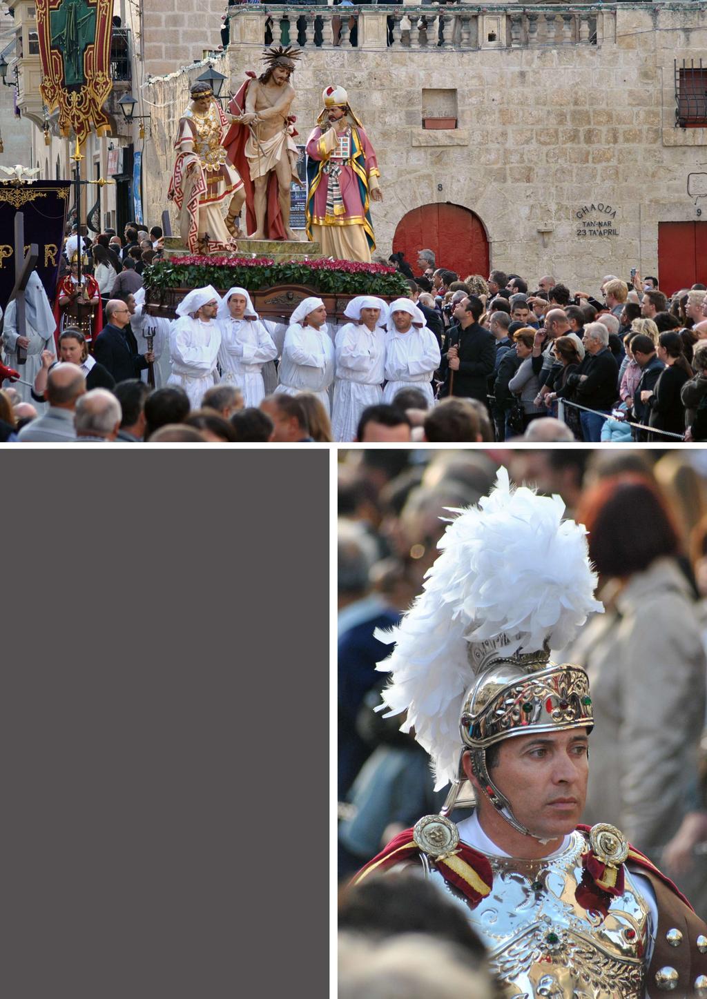 Throughout Lent and Holy Week many different processions take place along the streets of various Maltese towns and villages, as with any religious feast on the island.