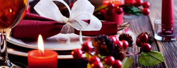 CHRISTMAS DAY GOURMET LUNCH 60.00 per person RELAX WITH A GLASS OF BUBBLY.