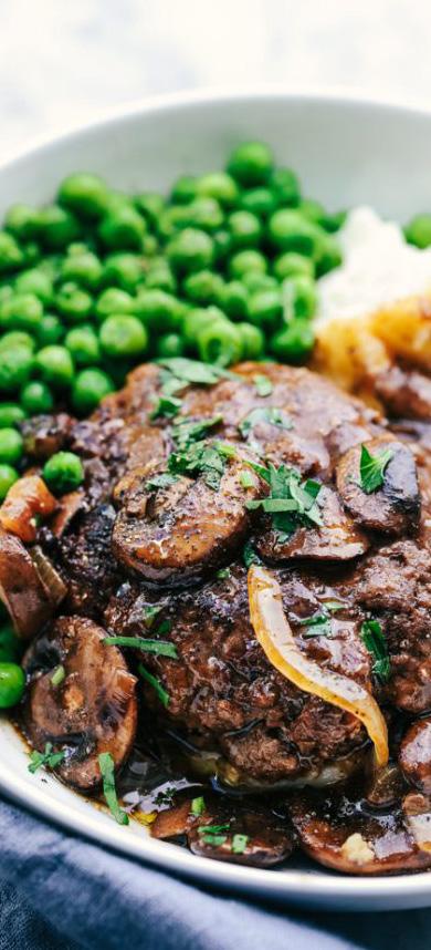 skillet SALISBURY STEAK PREP TIME 10 MIN COOK TIME 20 MIN TOTAL TIME 30 MIN SERVES 4 1 pound ground beef ½ cup bread crumbs 2 Tablespoons ketchup 1 Tablespoon Worcestershire sauce 1 teaspoon mustard