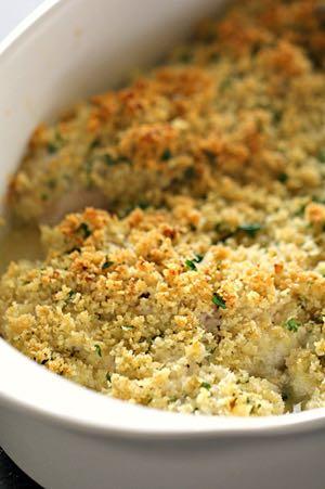 DAY 7 SMALLER FAMILY- OVEN ROASTED BREADCRUMB CHICKEN M A I N D I S H Serves: 4 Prep Time: 15 Minutes Cook Time: 25 Minutes 4 boneless skinless chicken breasts Salt and pepper (to taste) 3/4 cups
