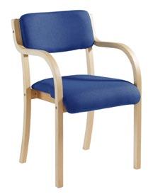 Concave chair 560mm wide Armchair