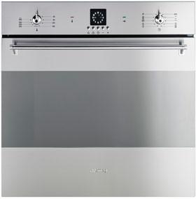 SCP399X-8 60cm "Classic" Frameless Electric Multifunction Maxi Plus Pyrolitic Oven, Finger-friendly St/steel Energy rating A EAN13: 8017709130107 MAXI PLUS CAVITY 68 LITRES 10 functions Analogue LED