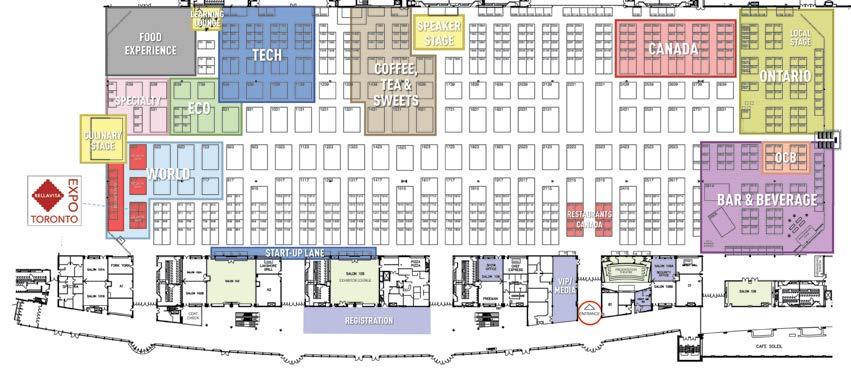RC SHOW 2019 FLOOR PLAN BOOTH RATES PER 8 X10 (100 SQ. FT.) STANDARD BULK (8+) RC NON-MEMBER FEE CORNER PREMIUM $2,599 +HST $2,399 +HST +$500 +HST +$299 +HST 250,000 SQ. FT. OF PRODUCTS & SERVICES Featuring food and beverage products, equipment, furnishings, supplies, technology and more!