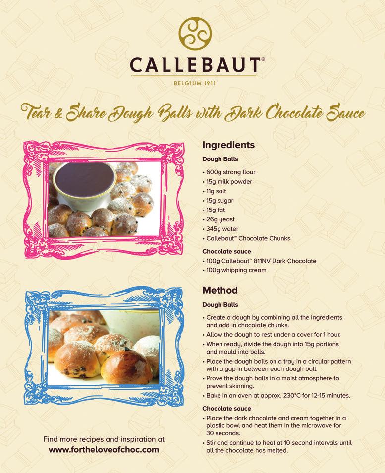 Code Description Size 33209 Callebaut Bakestable White Chocolate Chunks 0kg 33207 Callebaut