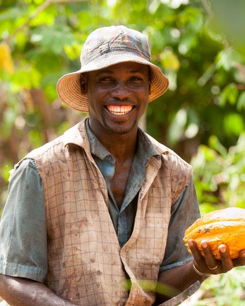 felice I planted two hectares of cocoa plants to increase my income and enable my four children to go to school and have better opportunities in life.