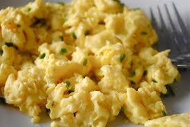 Cooking Eggs Scrambled eggs should have a