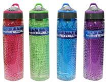 Double Wall Tumbler Assorted Colors: Green, Purple & Pink (Displayed Dimensions: 7.