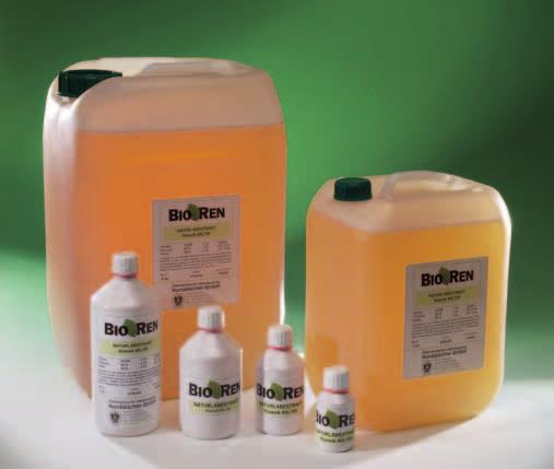 The package sizes range from 50 ml for domestic use to 1200 kg containers for industrial professionals.