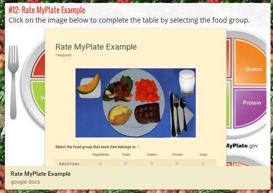 #12: Rate MyPlate Example