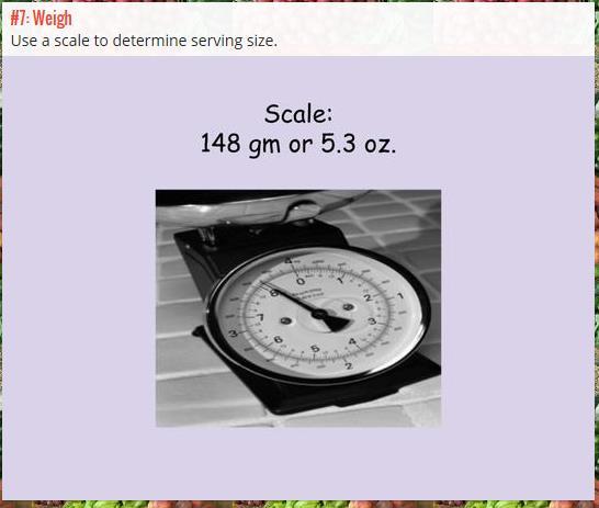 #7: Weigh and Measure A second way of determining