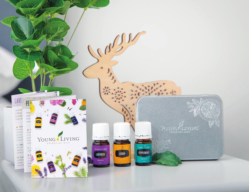 THE ESSENTIAL OIL NOVICE TRIO These holidays, share the gift of pure, authentic essential oils with loved ones.