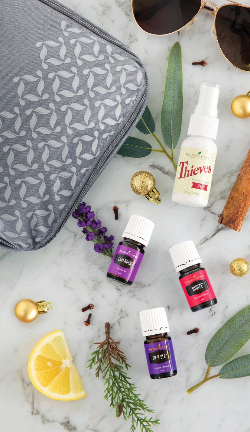 MAKE NEW MEMORIES HAPPY HOLIDAYS KIT Inhale invigorating En-R-Gee after a long journey for a much-needed pep in your step.